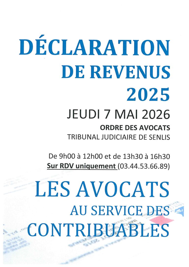 Déclaration de revenus 2025 : faites-vous accompagner !